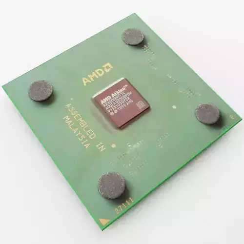 AMD Athlon CPU 3D model