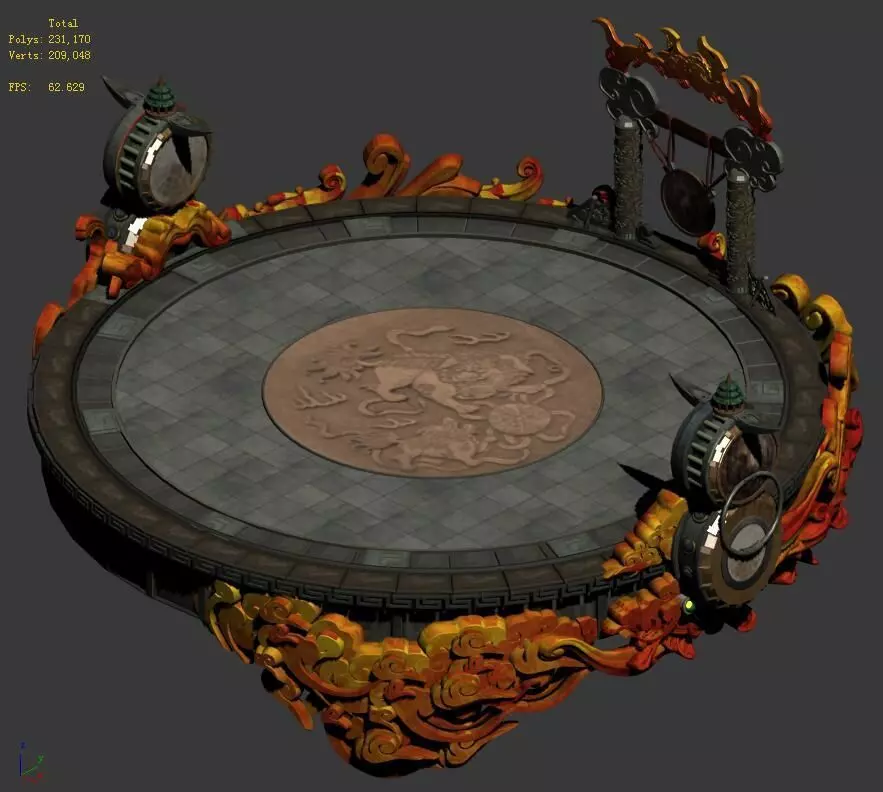 Main city contest field 3D model_0