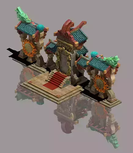 Religion - the door of magic 3D model