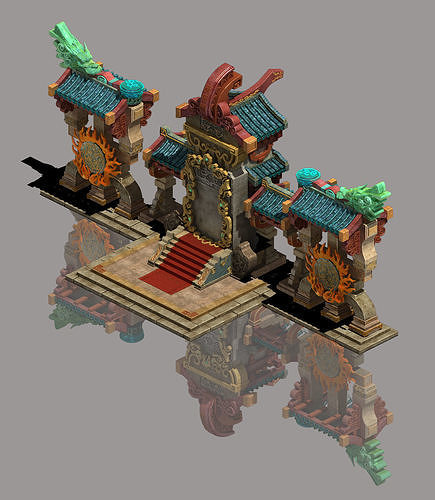 Religion - the door of magic 3D model