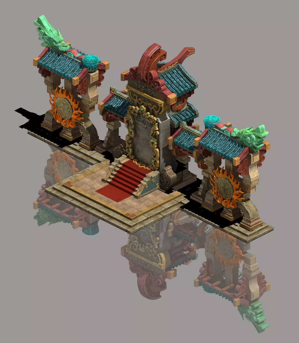 Religion - the door of magic 3D model_0