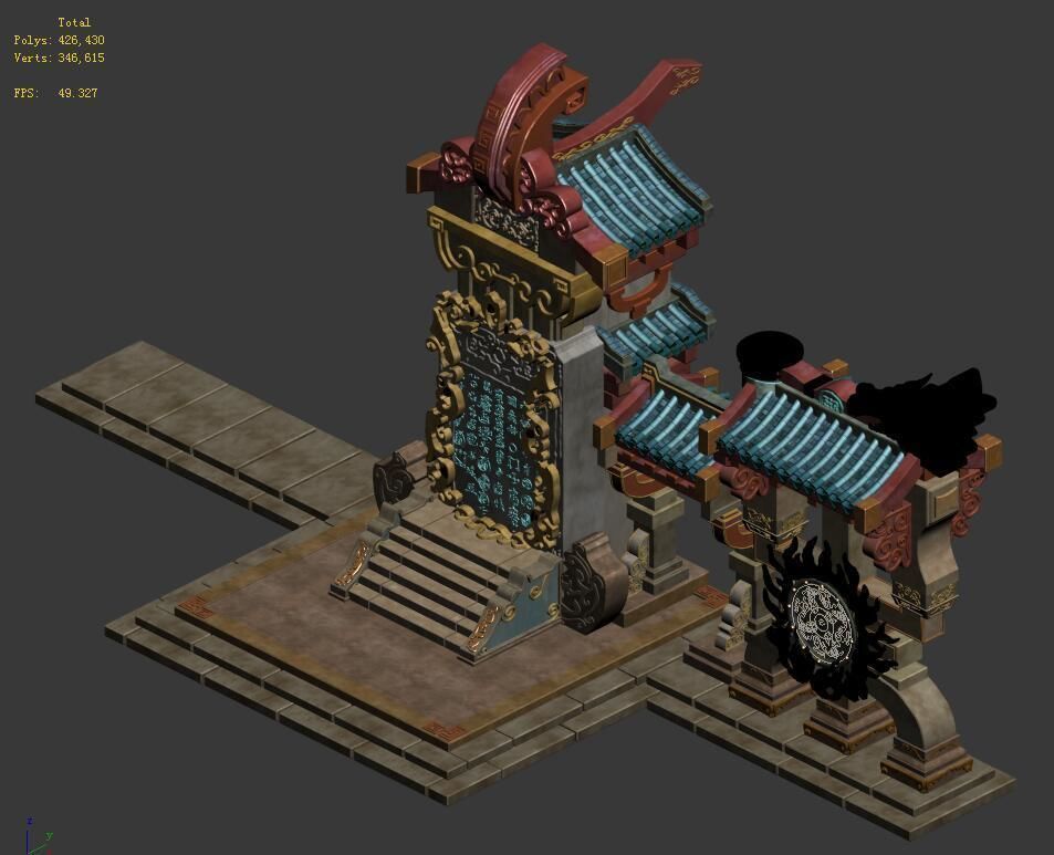 Religion - the door of magic 3D model_2