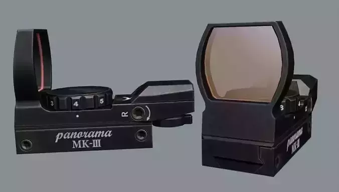 hakko35 gun Low-poly 3D model