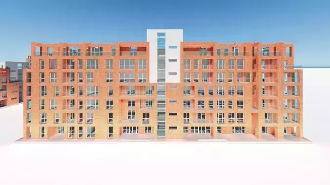 modern complex 3D model