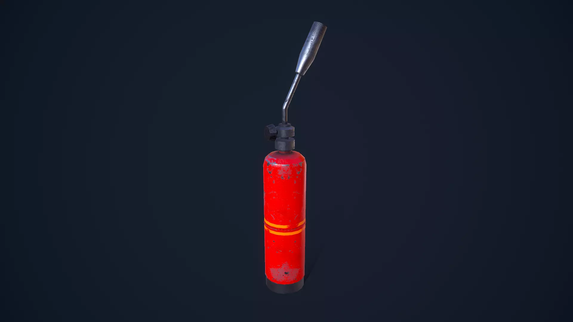Propane Torch Low-poly 3D model
