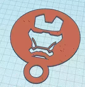 Coffee Stencil Iron Man