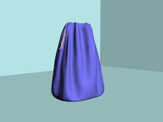 Tied bag Free 3D model