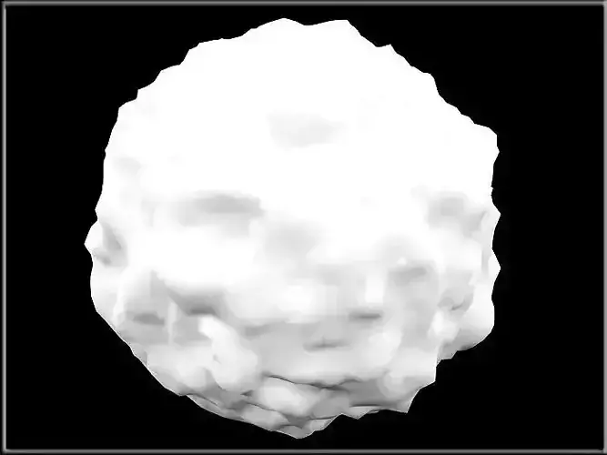 Bunny Tail 03 Low-poly 3D model