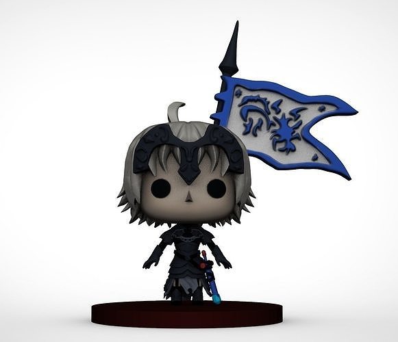 Jeanne D arc Alter - Fate Grand Order 3D print model