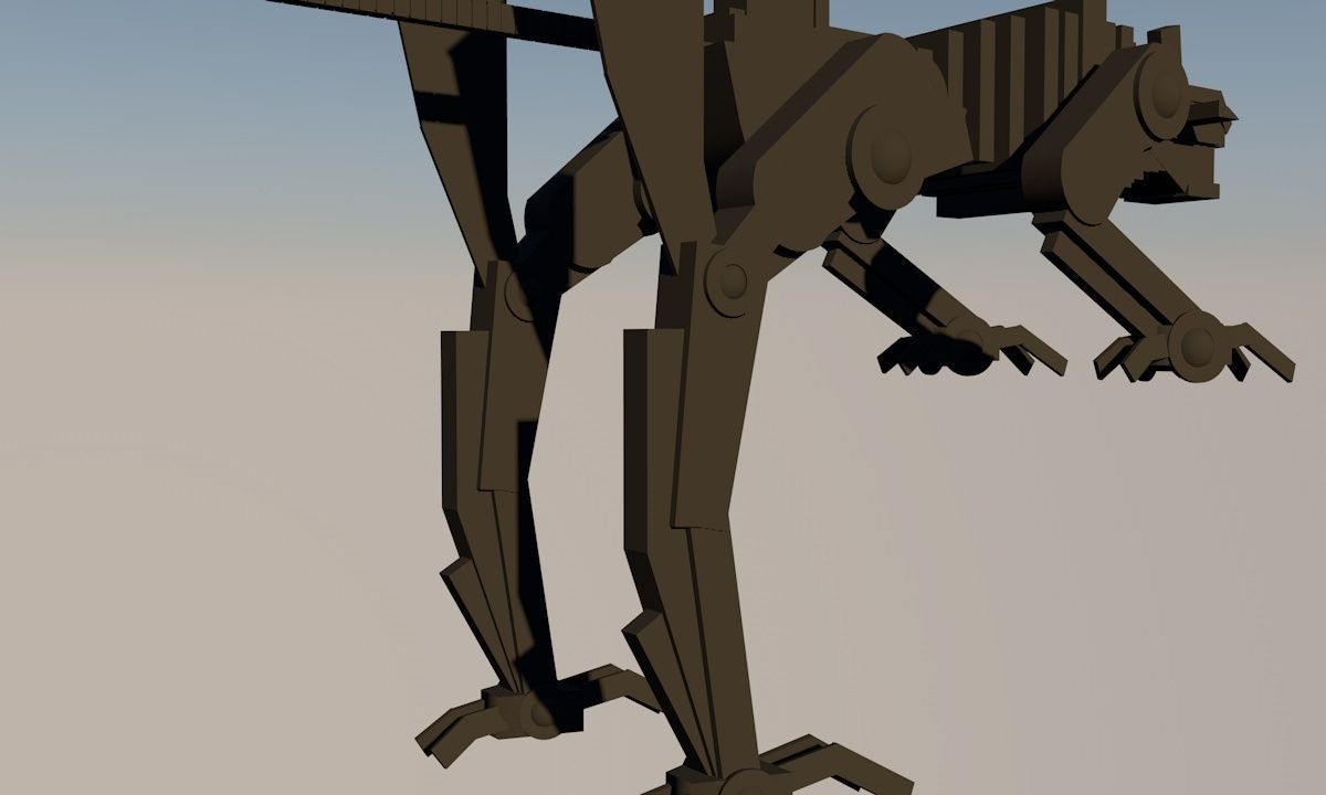 Ravage from transformers 2 free 3D Model .c4d