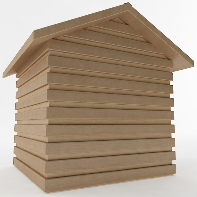 Dog House 3D model_1