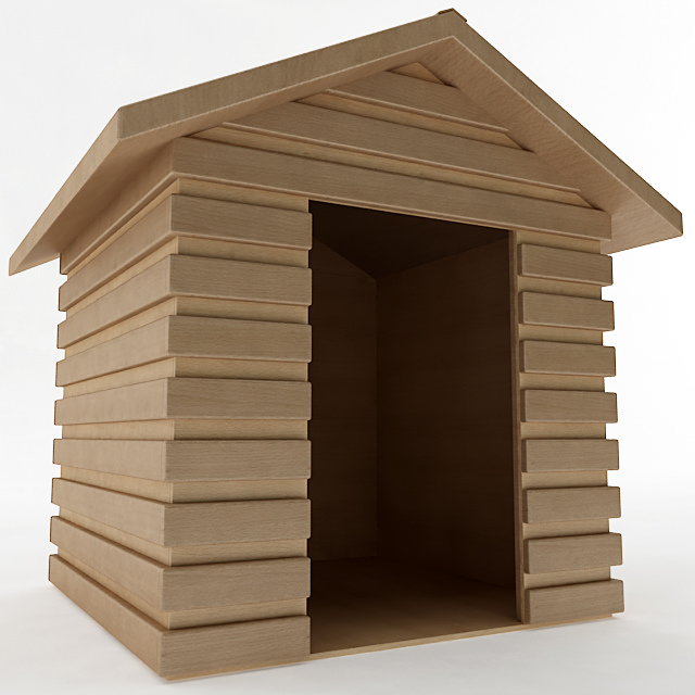 Dog House 3D model_5