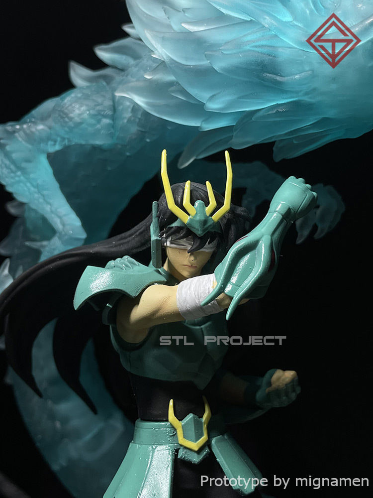 Dragon Shiryu 3D print model_3