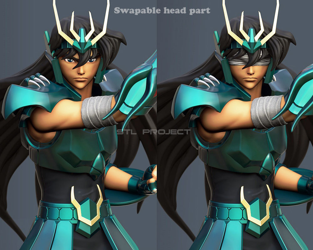 Dragon Shiryu 3D print model_10