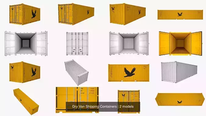 Dry Van Shipping Containers