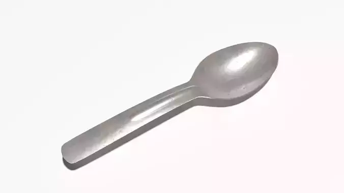Spoon Army Low-poly 3D model