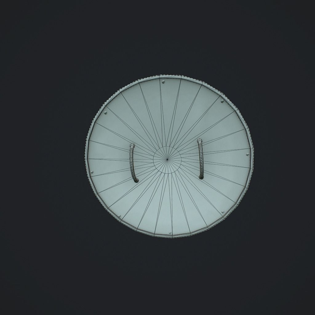 Shield V1 pbr Low-poly 3D model_4