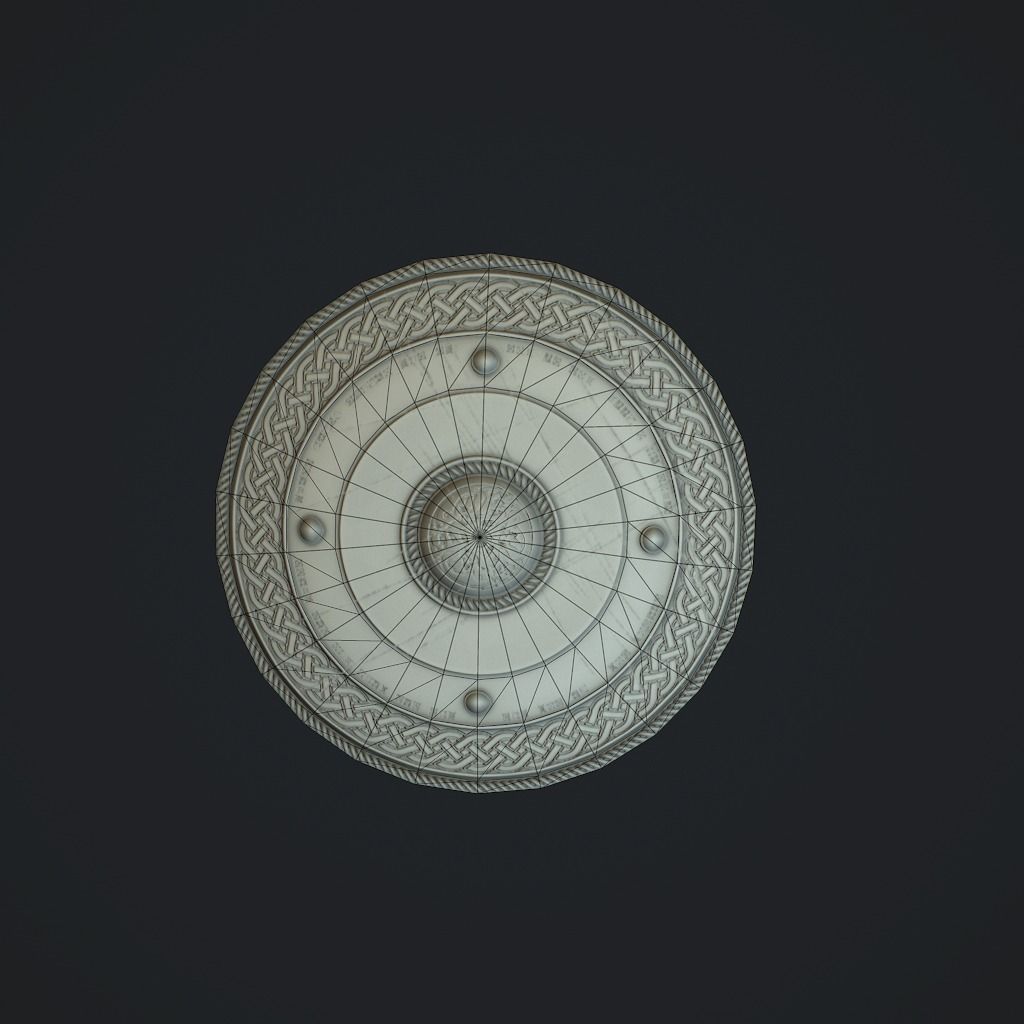 Shield V1 pbr Low-poly 3D model_5