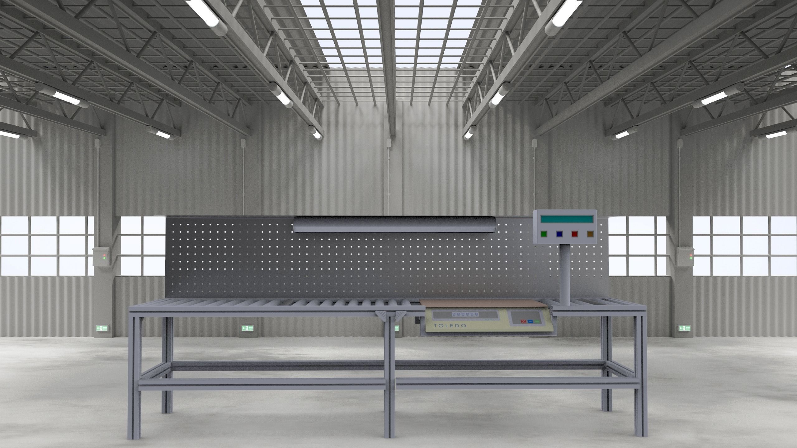 Weighing machine 3D model_3