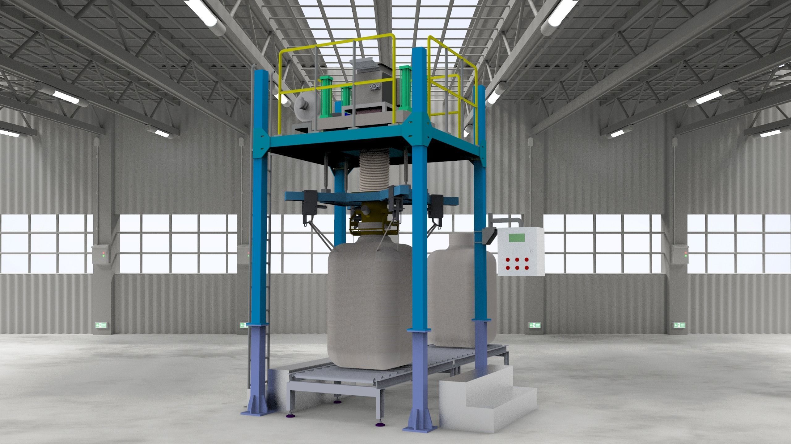 Weighing machine 3D model_1