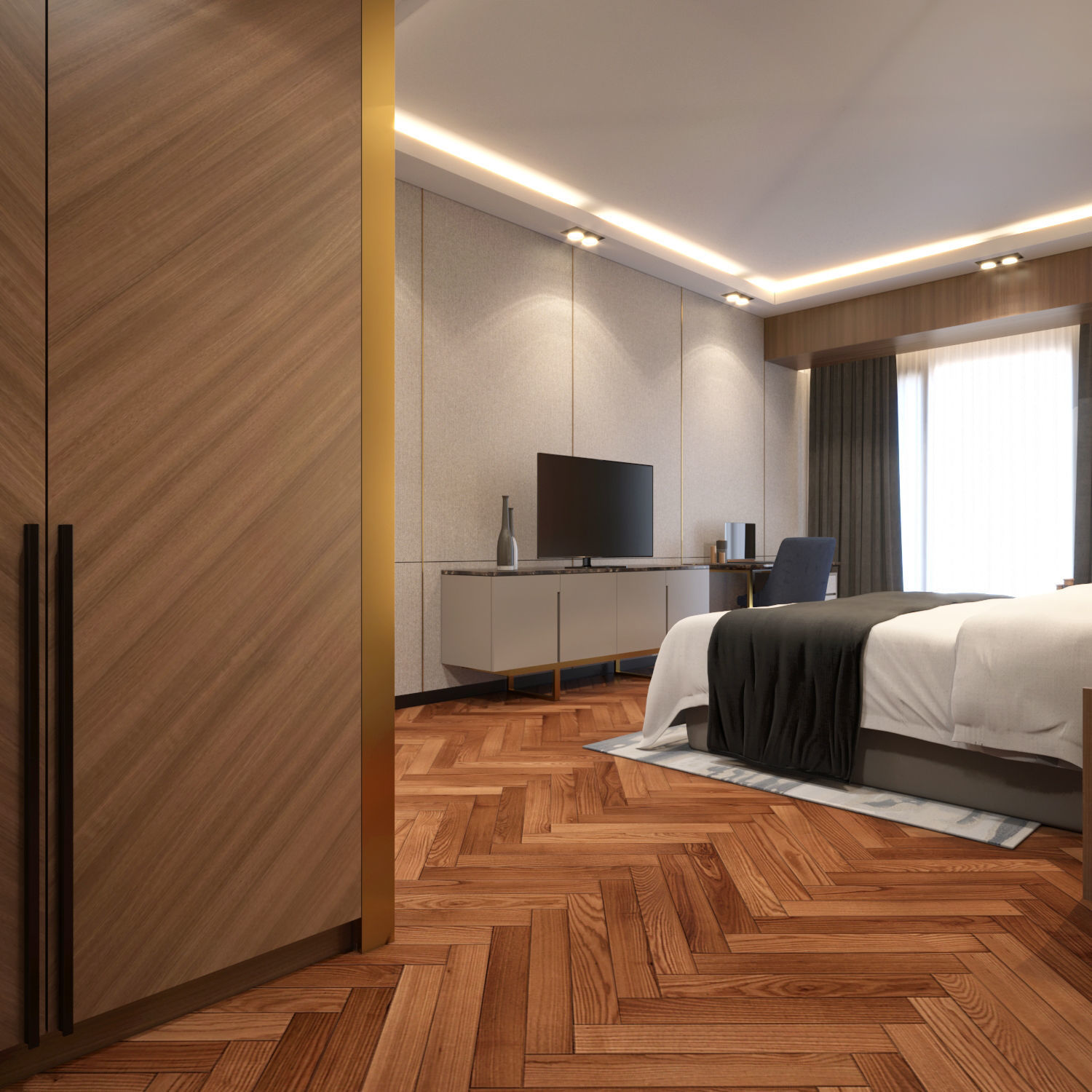 Design Interior Bedroom  3D model_4