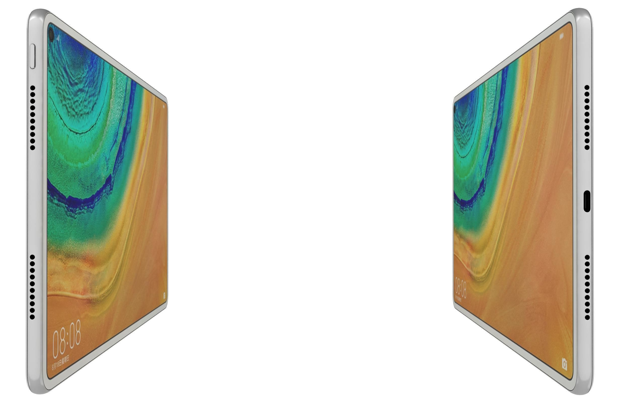 Huawei Matepad Pro 5G White 3D model_6