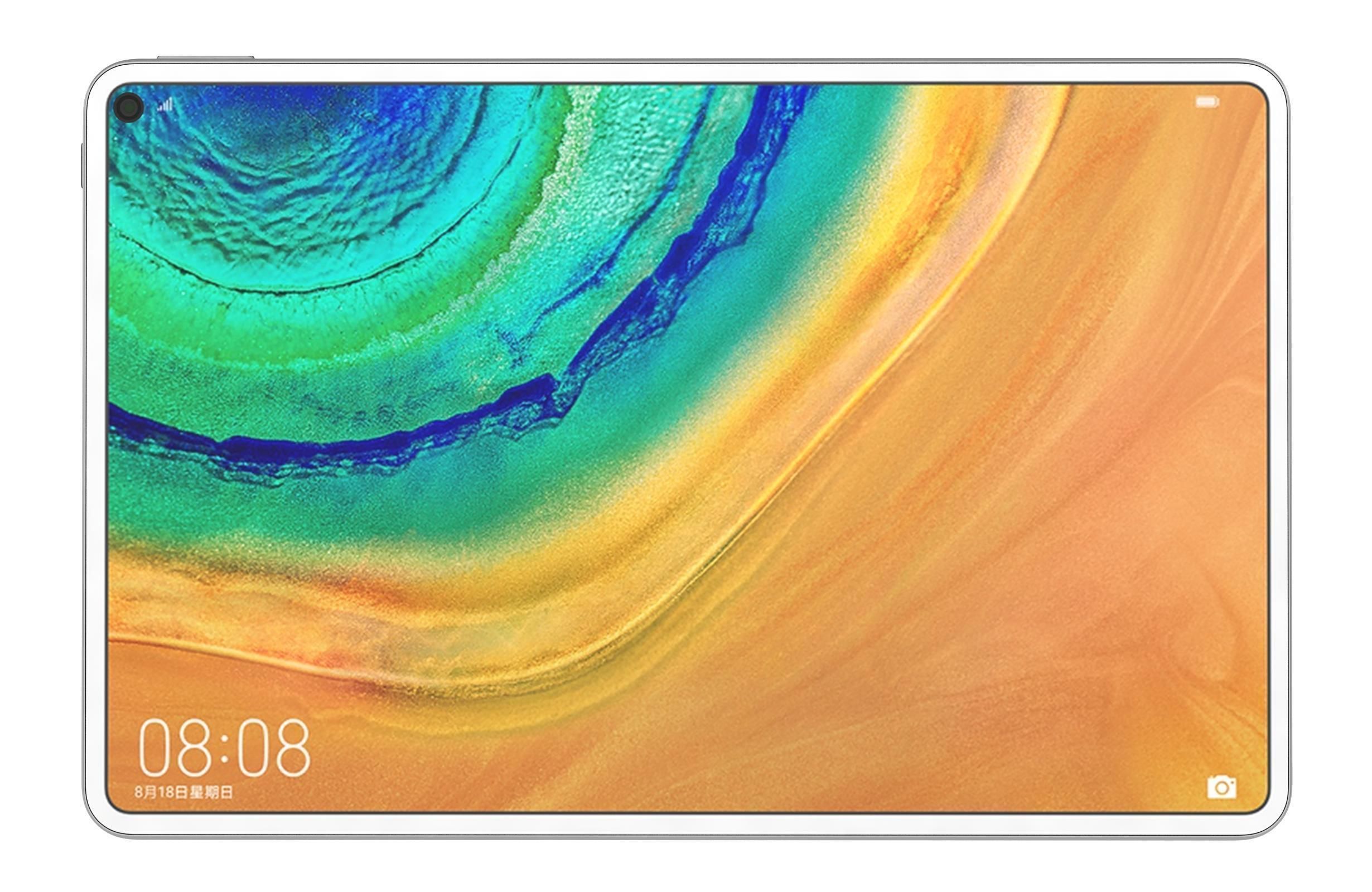 Huawei Matepad Pro 5G White 3D model_7