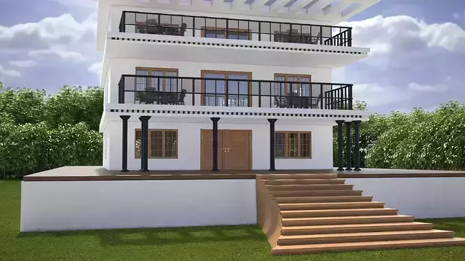 exterior design 3D model