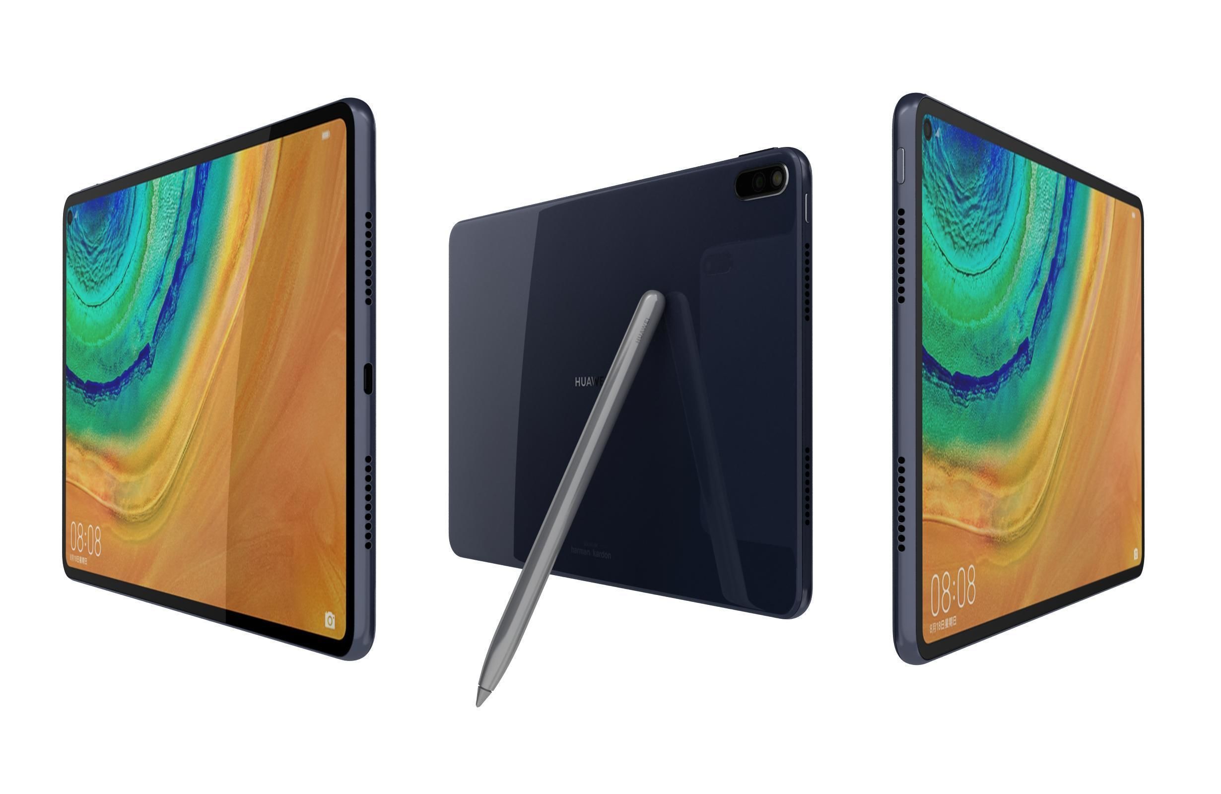 Huawei Matepad Pro 5G All Colors 3D model_1
