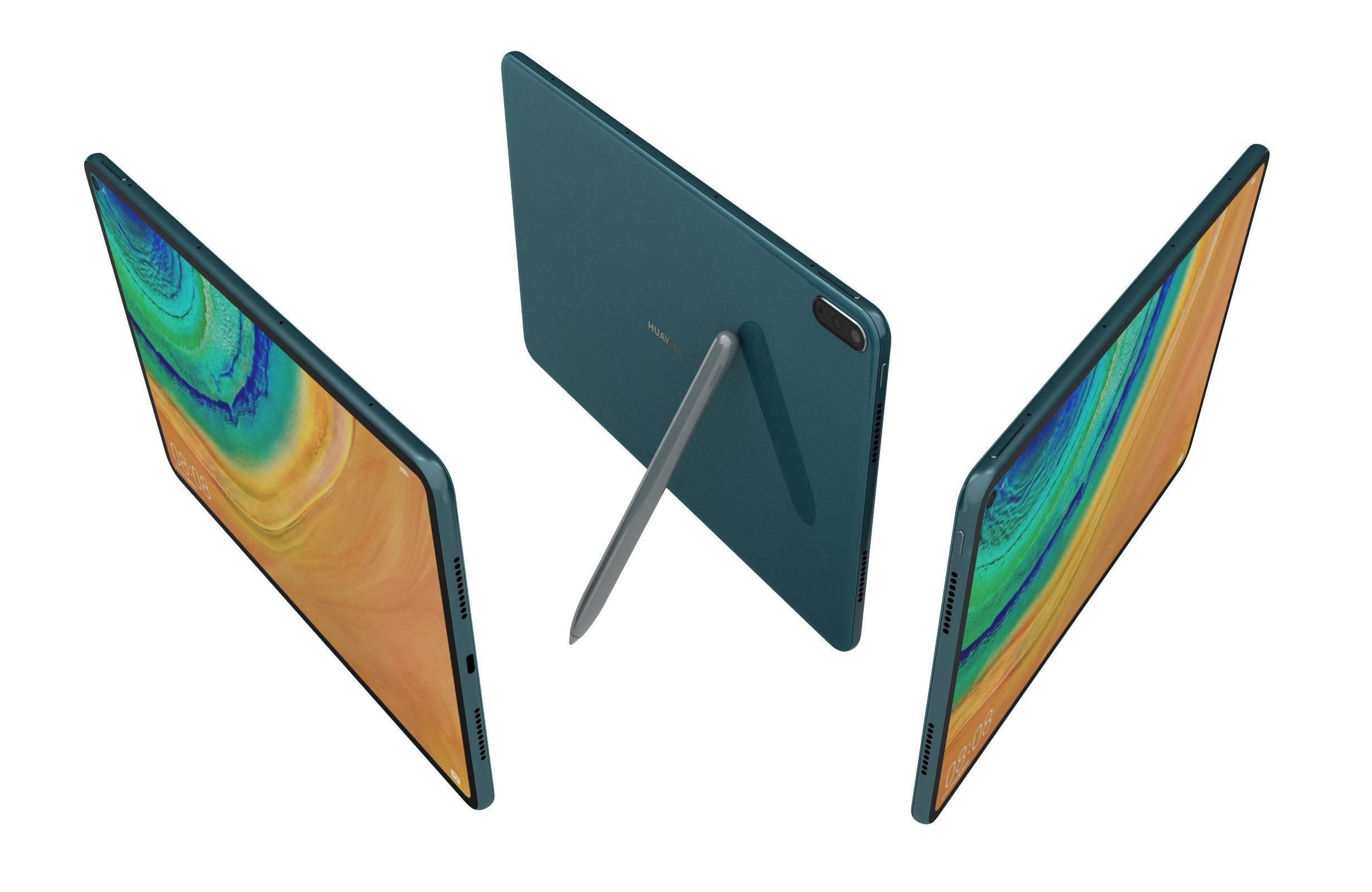 Huawei Matepad Pro 5G All Colors 3D model_7