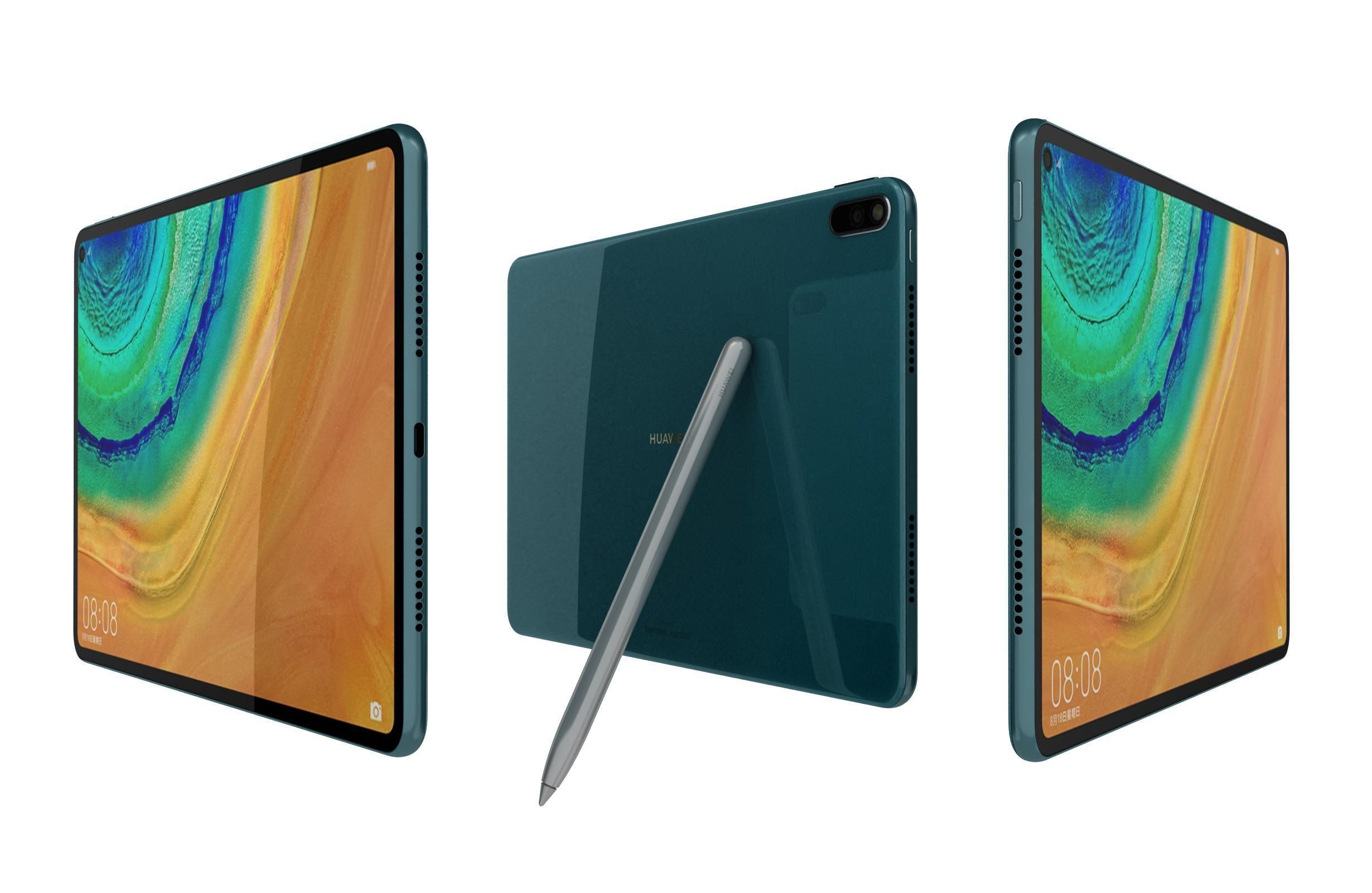 Huawei Matepad Pro 5G All Colors 3D model_6
