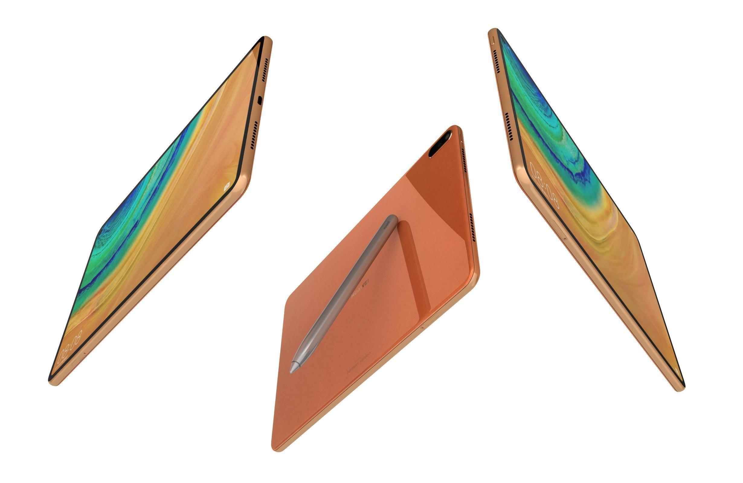 Huawei Matepad Pro 5G All Colors 3D model_11