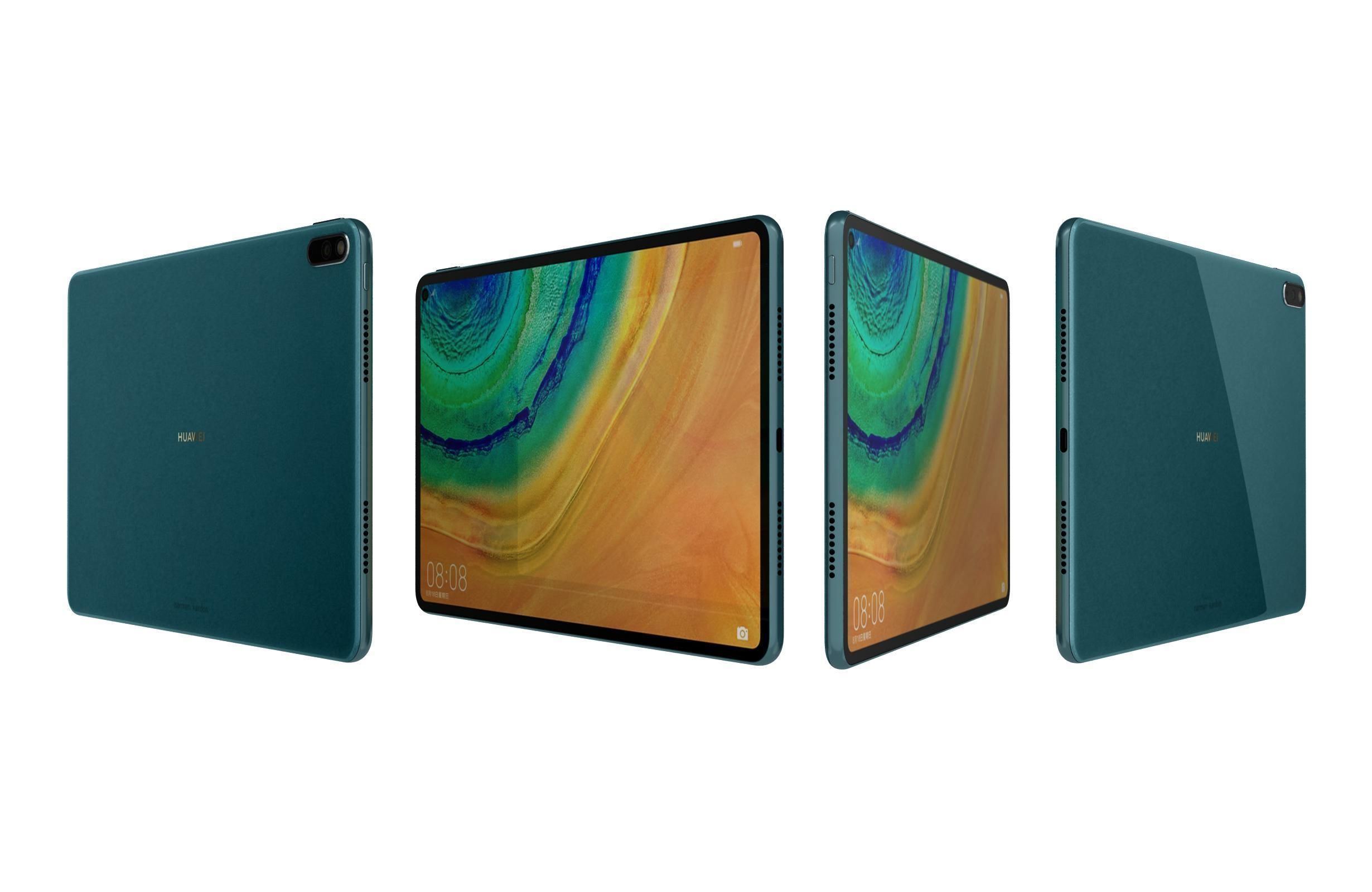 Huawei Matepad Pro 5G All Colors 3D model_10