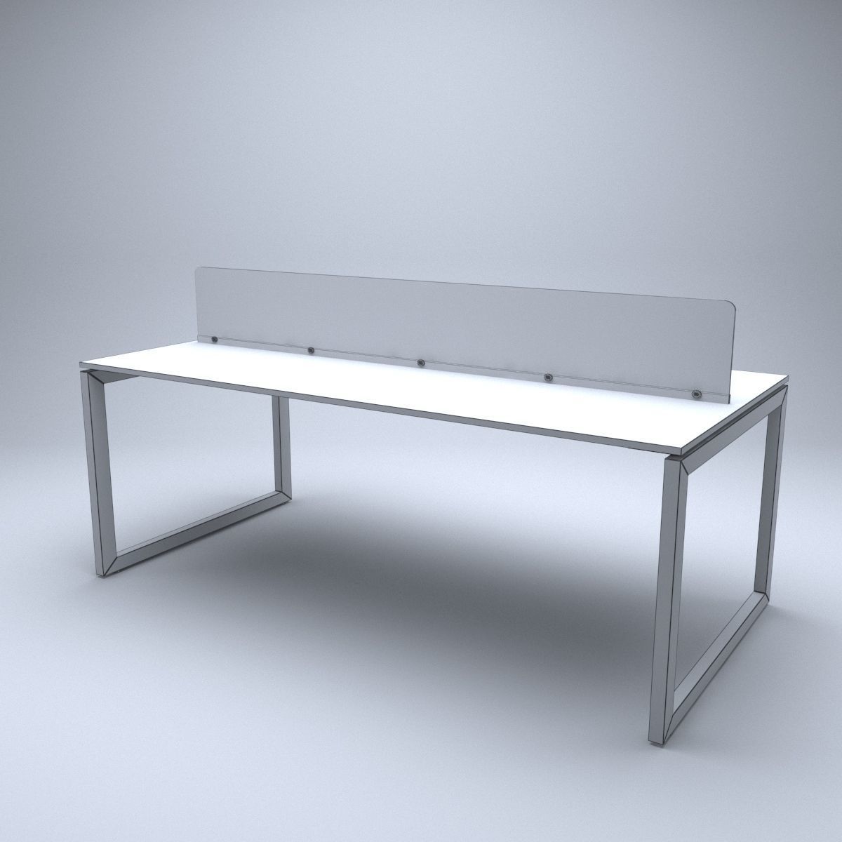 reading table 3D model_2