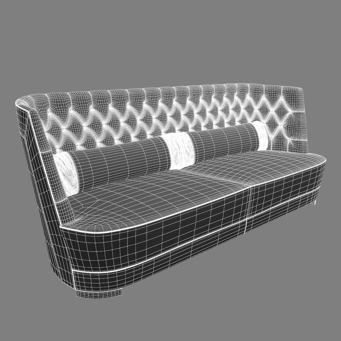 Vittoria Frigerio  Greppi  Capitone  Sofa 3D model_5