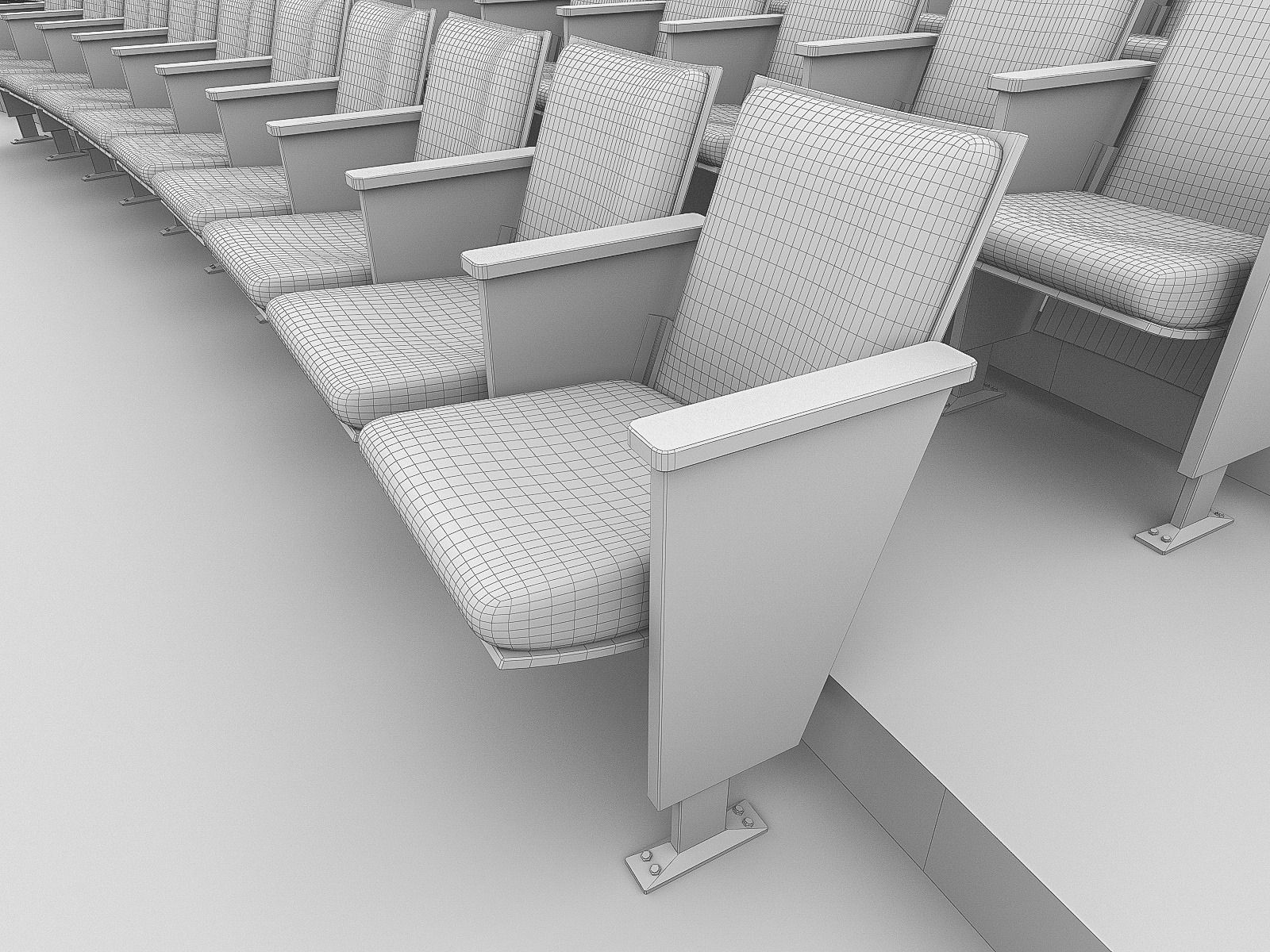 Concert Hall Interior 01 Low-poly 3D model_17