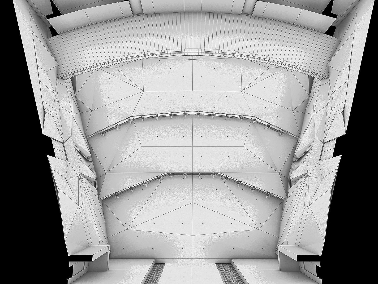 Concert Hall Interior 01 Low-poly 3D model_19