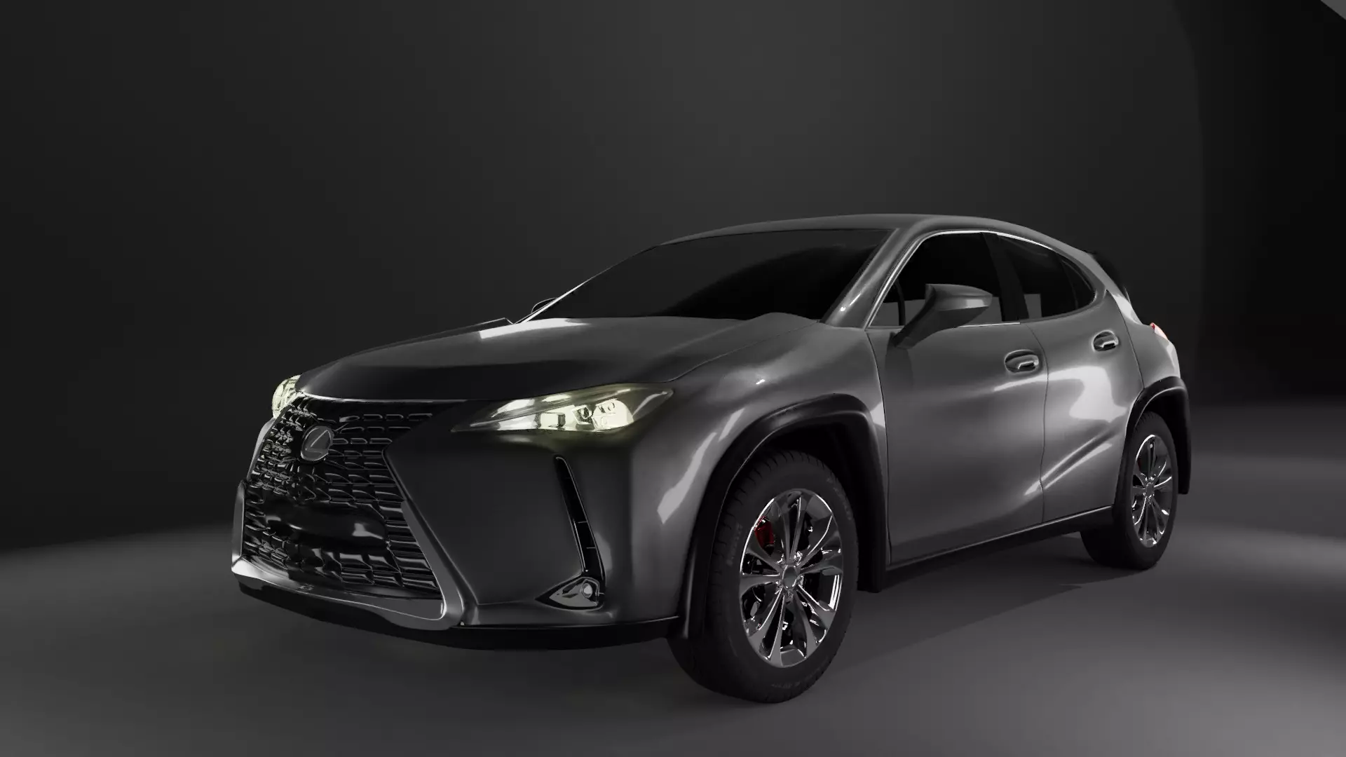Lexus UX 2020 Hybrid 3D Model 3D model_0