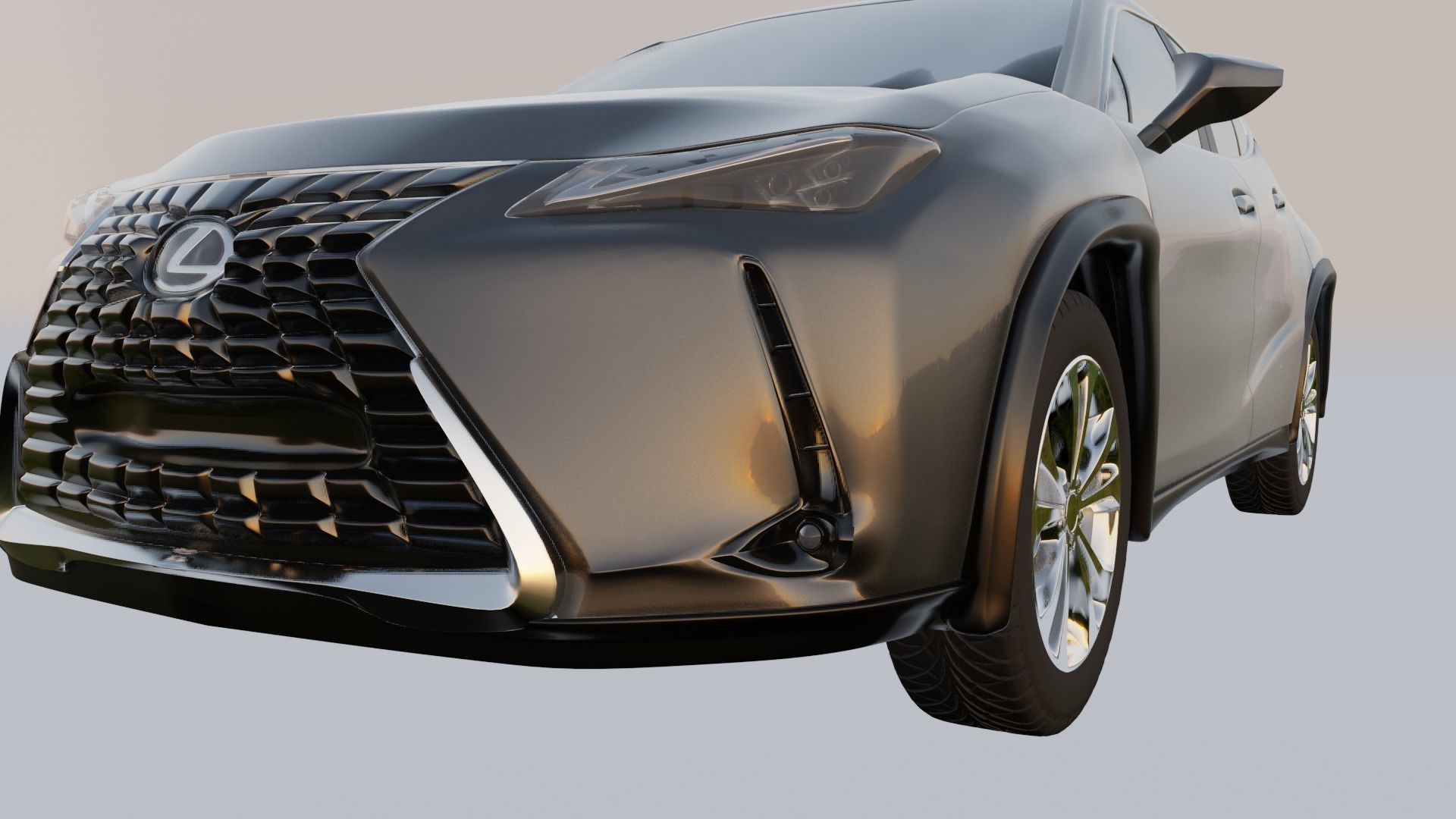 Lexus UX 2020 Hybrid 3D Model 3D model_8