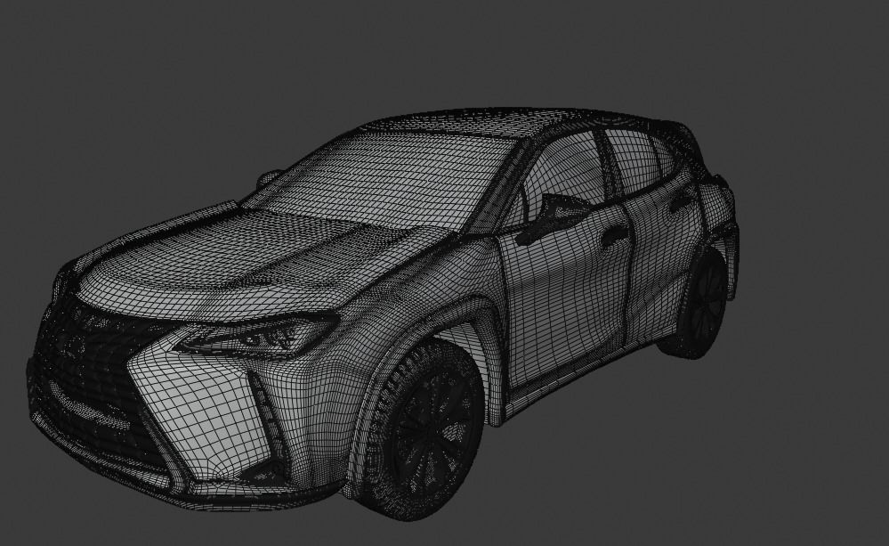 Lexus UX 2020 Hybrid 3D Model 3D model_14