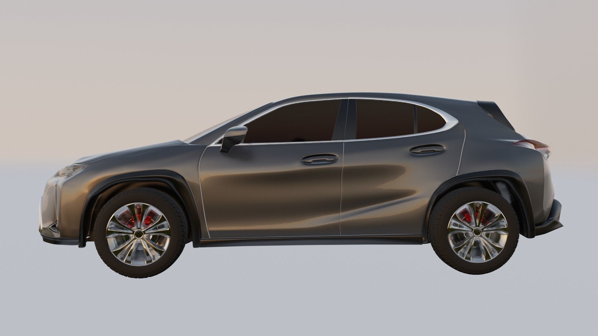 Lexus UX 2020 Hybrid 3D Model 3D model_4