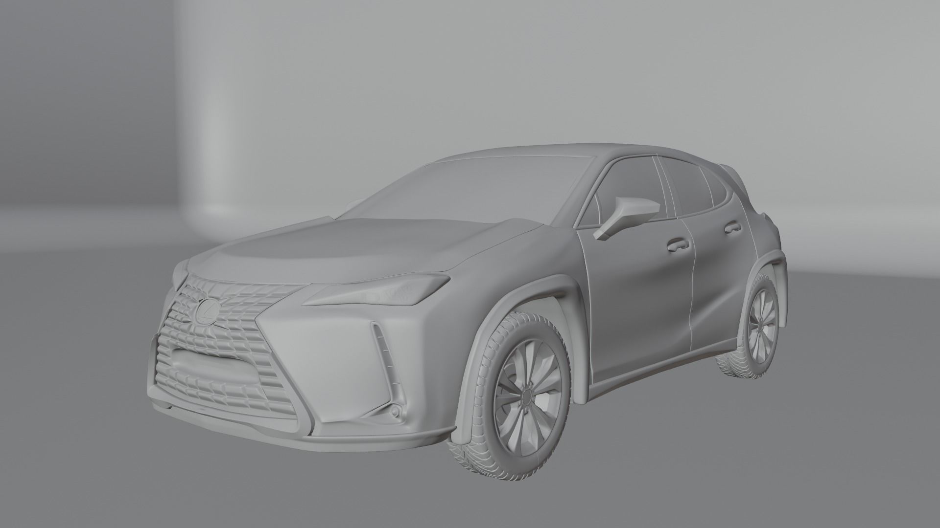 Lexus UX 2020 Hybrid 3D Model 3D model_10