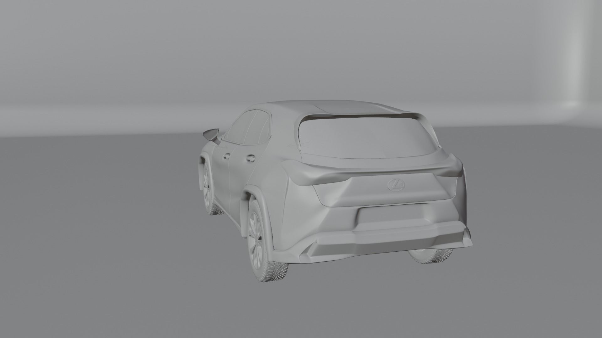 Lexus UX 2020 Hybrid 3D Model 3D model_12