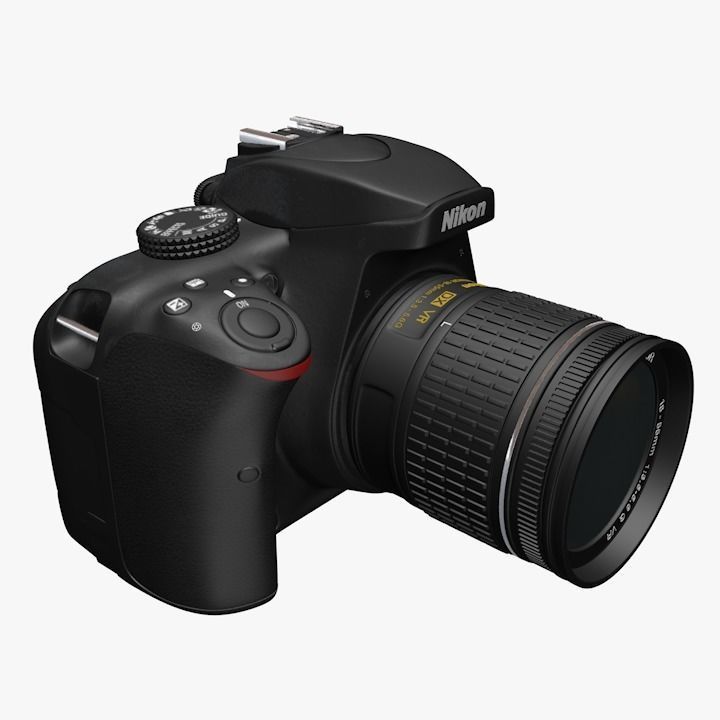 3D Nikon D3400 3D model_10