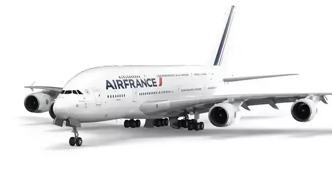 Airbus A380 Airfrance - element 3D