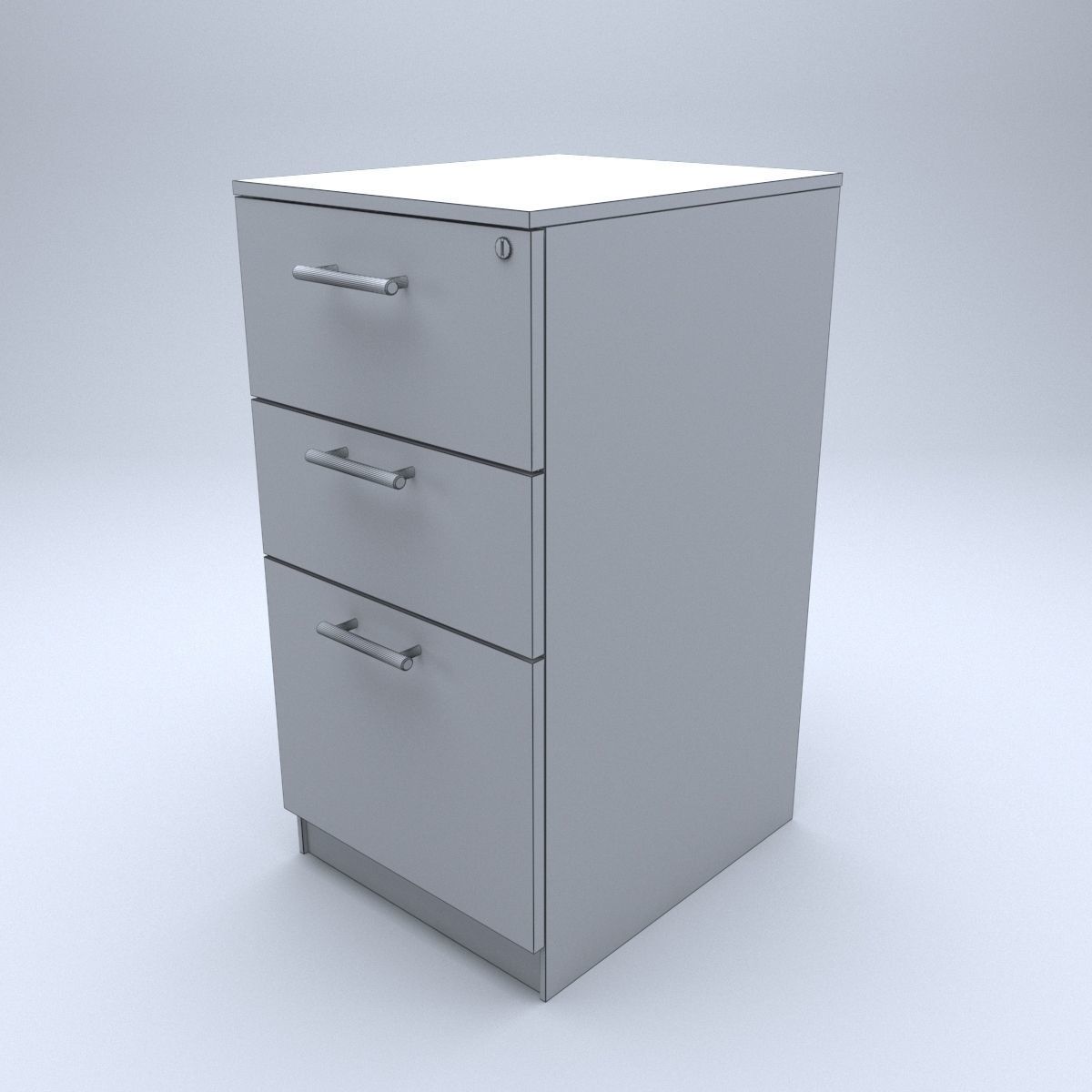 mobile drawer 3D model_2