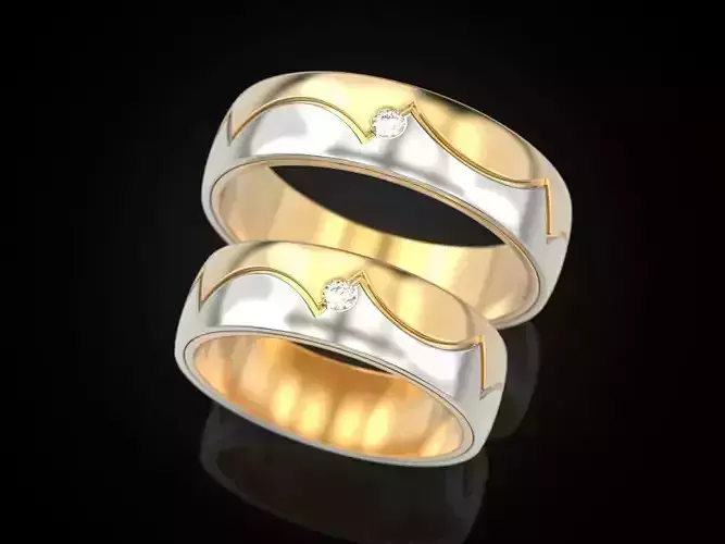 Wedding ring 86 3D print model