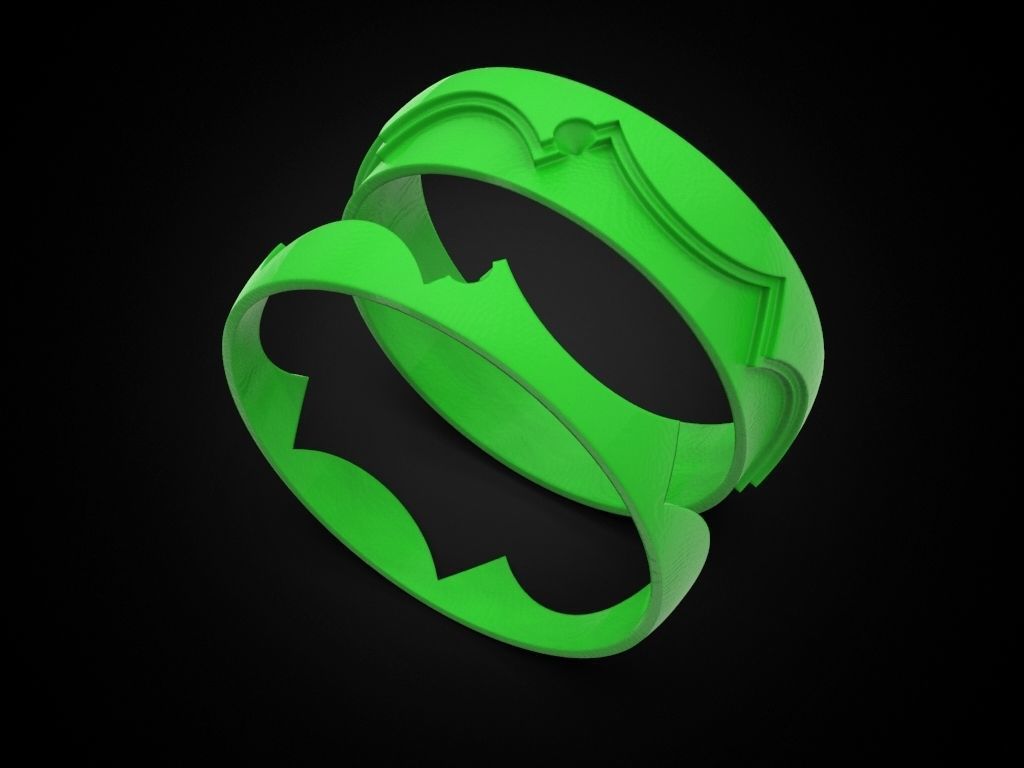 Wedding ring 86 3D print model_4