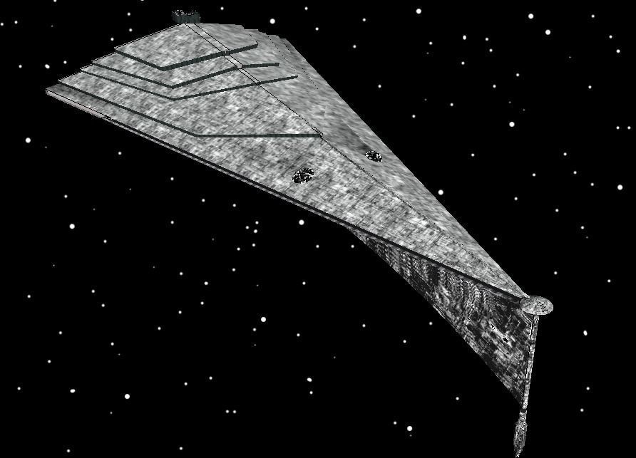 Eclipse class super star destroyer - Star Wars LOW POLY 3D print model_0
