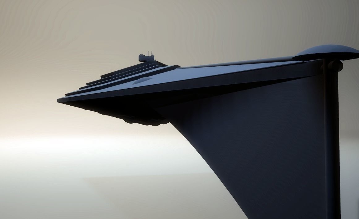 Eclipse class super star destroyer - Star Wars LOW POLY 3D print model_5